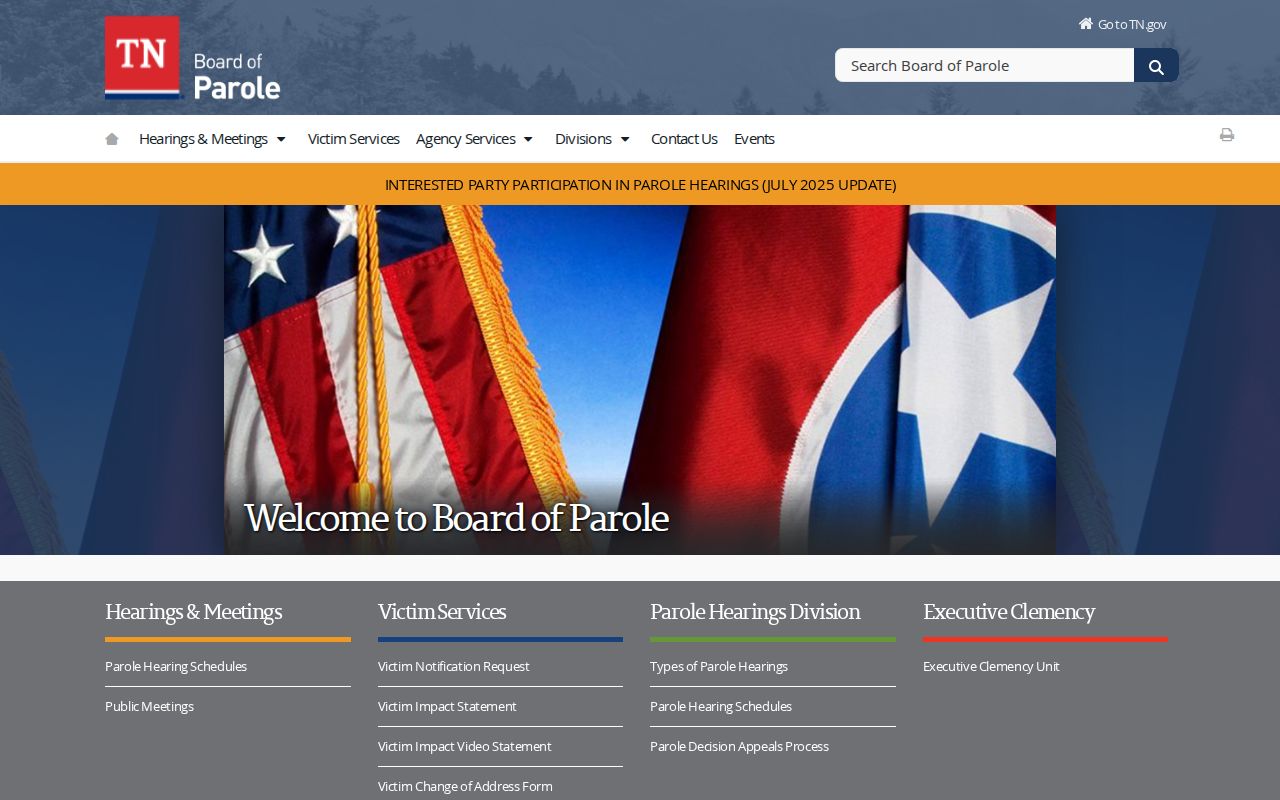 Hamblen County criminal record Tennessee parole information