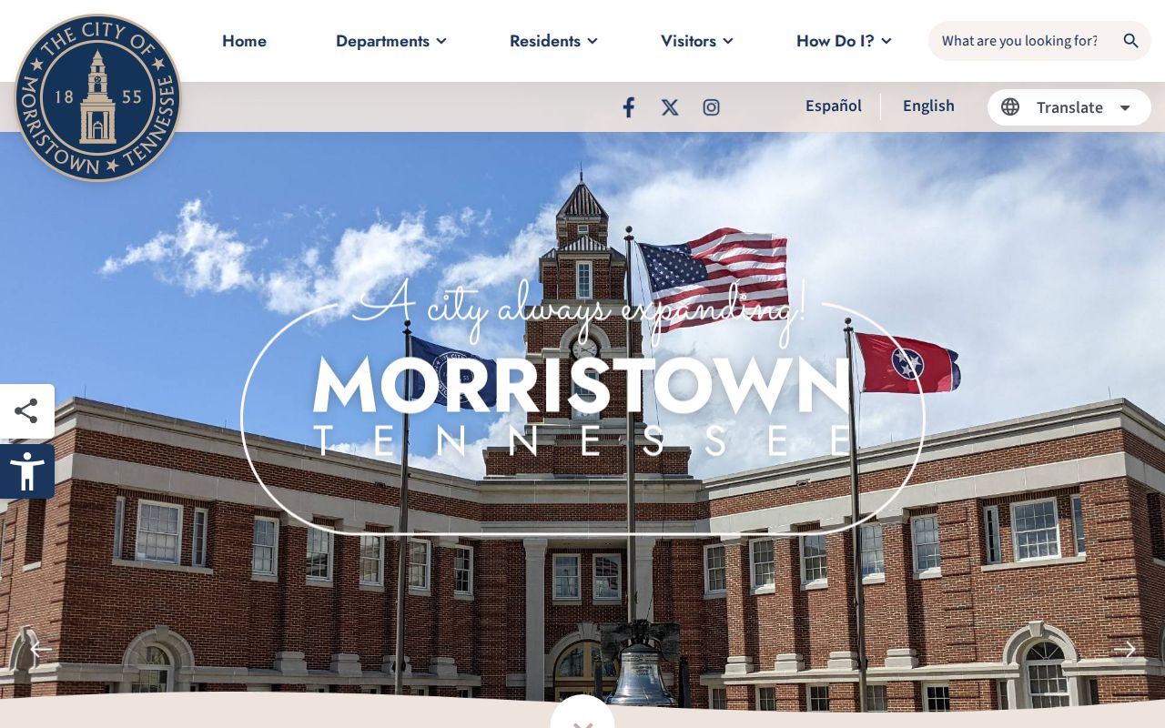 Morristown city government criminal records channel